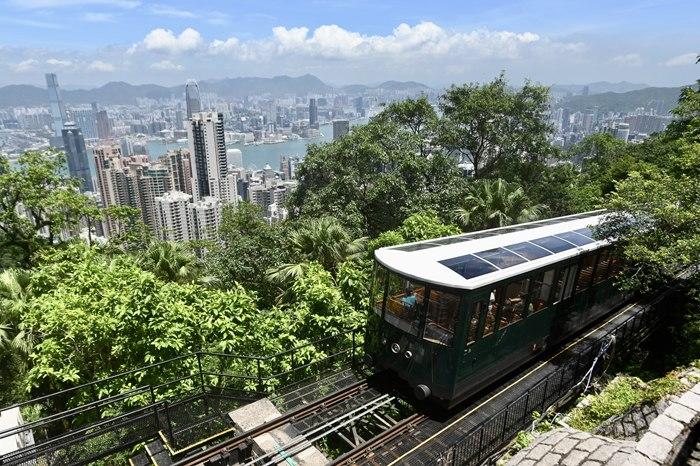 香港山頂纜車升級(jí)啟航